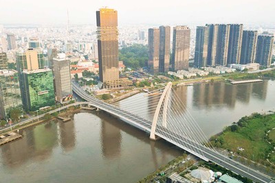 Khách sạn Le Méridien Saigon (màu xanh đậm) đang được chào bán (Ảnh: P.V) 