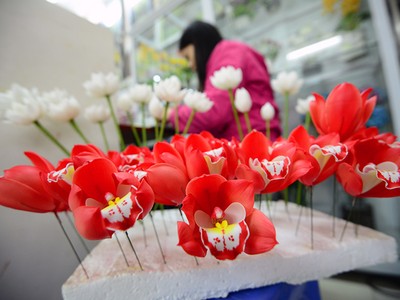 Muôn vẻ hoa ... đất chơi Tết