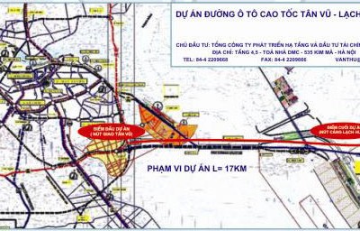 10.182 tỷ đồng cho gói thầu chính Dự án Tân Vũ - Lạch Huyện