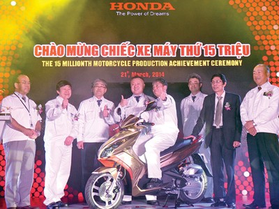 Đã có 15 triệu chiếc xe máy nhãn hiệu Honda được Kl994 nhà cái bóng đá world cup bởi Công ty Honda Việt Nam