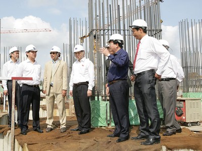 Bộ trưởng Kl99 nổ hũ Trịnh Đình Dũng thăm Dự án HQC Plaza