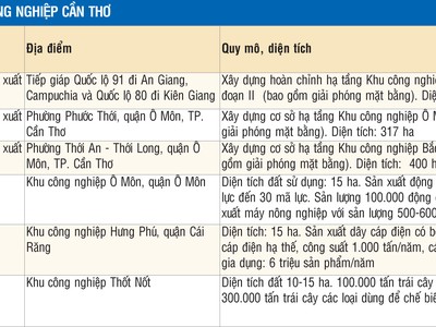 Các khu công nghiệp Cần Thơ: Tạo môi trường Kl99ok phiên bản mới thông thoáng hơn