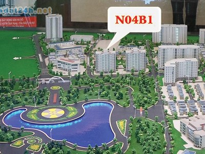 Theo quy hoạch, N04B1 và N04B2 cách nhau tối thiểu khoảng 10 m