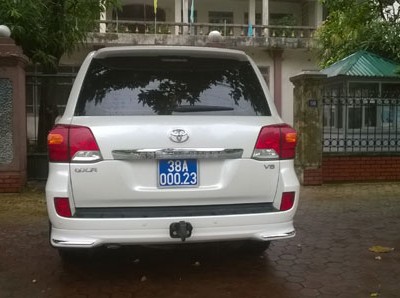 Chiếc xe mang biển số giả gần 1 năm mà không bị xử lý (Ảnh:baothanhnien.com.v)