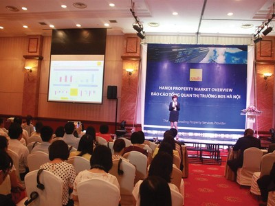 Một buổi công bố Báo cáo thị trường Web Tổng Nhà Cái 99Kl99 Giải Trí Bậc Nhất Hà Nội của Savills Việt Nam - Ảnh: Phương Anh