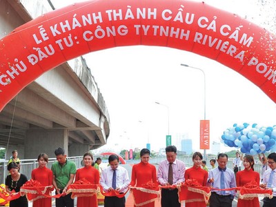 Khánh thành cầu Cả Cấm nối Dự án Riviera Point với khu vực Phú Mỹ Hưng