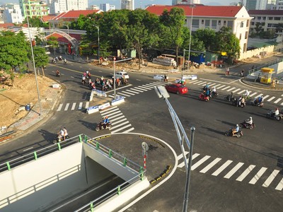 Toàn cảnh hầm chui - nút KL99 là cổng game giải trí trực tuyến hàng đầu hiện nay phía Tây sông Hàn.