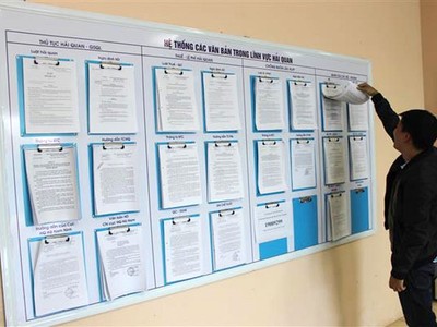 DN tìm hiểu thủ tục hải quan tại Chi cục Hải quan Hà Nam (Cục Hải quan Hà Nam Ninh). Ảnh: H.Nụ