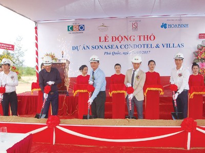 CEO động thổ Dự án Sonasea Condotel & Villas