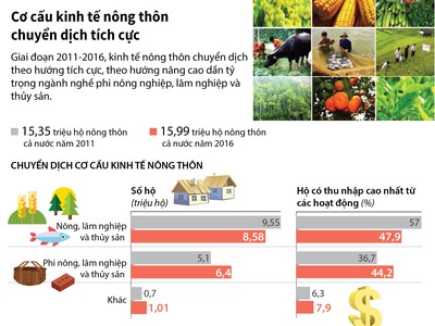[Infographic] Cơ cấu Kl992 cổng game cá cược nông thôn chuyển dịch tích cực