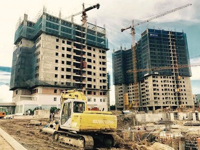 Cất nóc Dự án Tecco Town trước 2 tháng