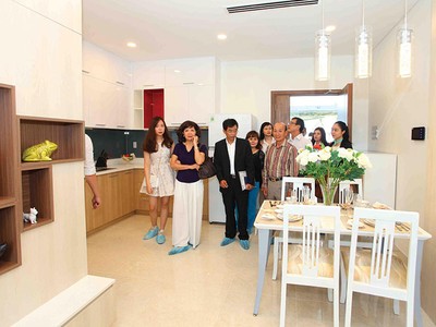 Nhu cầu mua nhà của người dân tăng mạnh về cuối năm. Ảnh: Lê Toàn