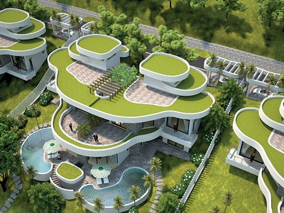 Mẫu biệt thự tại Lâm Sơn Resort.