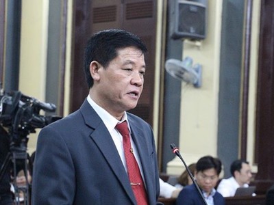 Đại diện VinaSun tại phiên tòa hồi tháng 2 qua. Ảnh: Tân Châu .