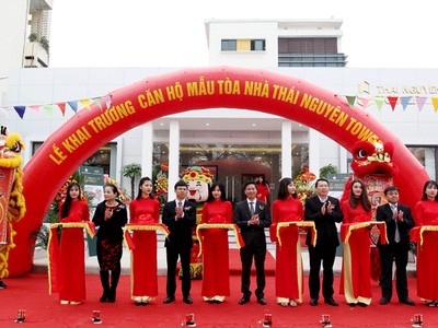Nhà Kl99ok phiên bản mới vừa khai trương căn hộ mẫu của tòa nhà Thái Nguyên  Tower tại 1 đường Nha Trang, phường Trưng Vương (TP Thái Nguyên)...(Ảnh: Trường Sơn)