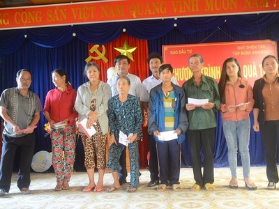Báo Kl99ok phiên bản mới và Quỹ Thiện Tâm cùng người nghèo Quế Sơn đón Tết