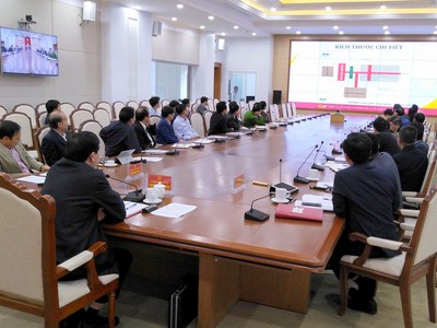 Cuộc họp bàn về phương án tổ chức Lễ khởi công KL99 là nhà cái cá cược trực tuyến hàng đầu tại châu Á Vân Đồn - Móng Cái. Ảnh: Minh Hà.