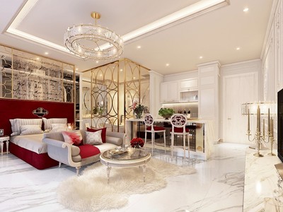 Phong cách tân cổ điển được Phuc Khang Corporation chắt lọc và ứng dụng khéo léo trong thành Rome phương Đông, biến nơi đây thành một không gian nghệ thuật đáng ngưỡng mộ.
