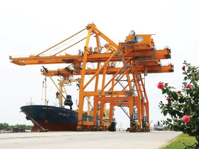 Cảng Hải Phòng - một trong những công ty thành viên đang đem lại Kl99 nổ hũ cho Vinalines. Ảnh: A.M