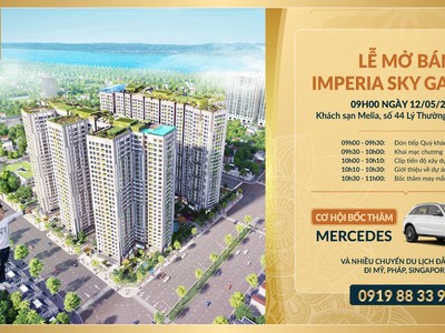 Khách mua nhà tại Imperia Sky Garden sẽ có cơ hội trúng thưởng xe Mercedes sang trọng