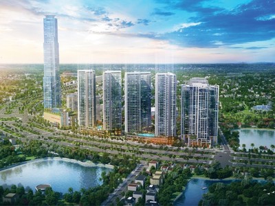 Tòa tháp cao 69 tầng bên trong dự án Eco-Green được xem là tòa nhà biểu tượng cao nhất của khu vực Phú Mỹ Hưng và Nam Sài Gòn
