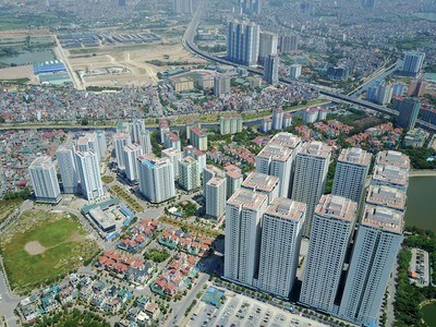 Khu đô thị Linh Đàm là một “vết sẹo” trong quy hoạch đô thị của Hà Nội. Ảnh: Dũng Minh