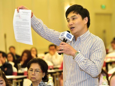 Một cư dân cho biết, tại chung cư của ông, dù đã có rất nhiều quyết định cưỡng chế nhưng chủ Kl99ok phiên bản mới vẫn không bàn giao quỹ bảo trì. Ảnh: Lê Toàn
