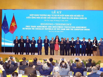 EVFTA và IPA đã được ký kết chiều 30/6/2019 tại Hà Nội, mở ra một chương mới trong quan hệ thương mại, Kl99ok phiên bản mới giữa Việt Nam là Liên minh châu Âu (EU).