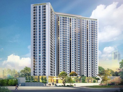 Phối cảnh Dự án Chung cư Dong A Sky Garden của DAH