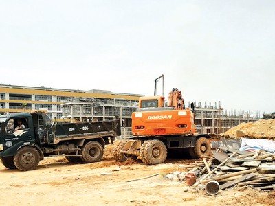 Khu liền kề, biệt thự cũng đang gấp rút triển khai