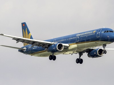 Một tàu bay Airbus321 của Vietnam Airlines.