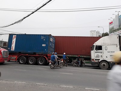 Nhiều tuyến đường tại khu vực cảng Cát Lái được mở rộng