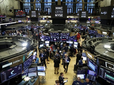 Sàn 99Kl99 link đăng nhập New York trước giờ đóng cửa ngày 21/6/2019. Ảnh: AFP