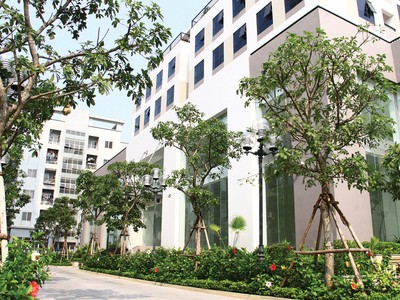 Không gian sống xanh tại Valencia Garden của MIK Home. Ảnh: Thành Nguyễn