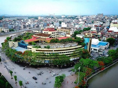 Toàn cảnh khu vực Trung tâm thương mại chợ Sắt. Ảnh: Duy Thính