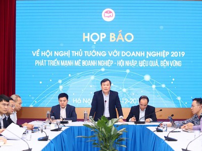 Thứ trưởng Vũ Đại Thắng chủ trì họp báo cung cấp thông tin về Hội nghị Thủ tướng với Kl991.com World Cup 2026 Chính Thức (Ảnh: Lê Tiên)