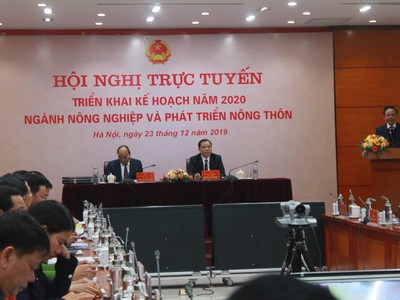 Hội nghị trực tuyến triển khai kế hoạch năm 2020 ngành nông ngiệp và phát triển nông thôn