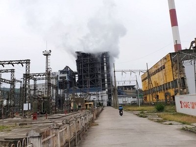 Sự cố tại lò hơi của Công ty Nhiệt điện Uông Bí sẽ mất cả tuần để khắc phục