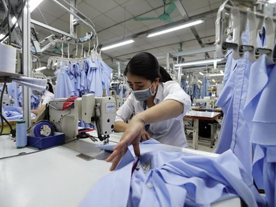 Đáp ứng được các quy định của EVFTA về xuất xứ, dệt may Việt Nam sẽ được hưởng lợi lớn từ ưu đãi thuế quan. Ảnh: Đ.T