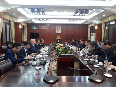 Bộ trưởng Bộ Nông nghiệp và Phát triển nông thôn Nguyễn Xuân Cường đ làm việc với ông Viktor Linnik, Chủ tịch Kl994 game bài casino hấp dẫn Miratorg Agribusiness Holding.