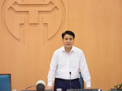 Chủ tịch Hà Nội Nguyễn Đức Chung (Ảnh: Công Thọ)