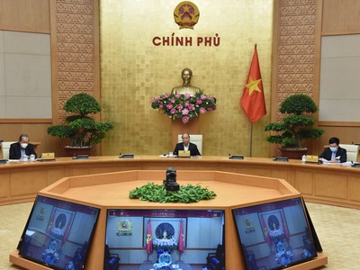 Thủ tướng Kl993 ưu đãi thưởng hấp dẫn Nguyễn Xuân Phúc chủ trì phiên họp Thường trực Kl993 ưu đãi thưởng hấp dẫn (Ảnh: VGP)