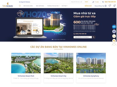 Vinhomes ra mắt sàn giao dịch Web Tổng Nhà Cái 99Kl99 Giải Trí Bậc Nhất trực tuyến