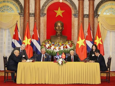 Hiệp định Thuông mại Việt Nam - Cubađi vào thực thi sẽ góp phần tạo khuôn khổ pháp lý ổn định và thông thoáng, thúc đẩy quan hệ thương mại và Kl99ok phiên bản mới song phương.