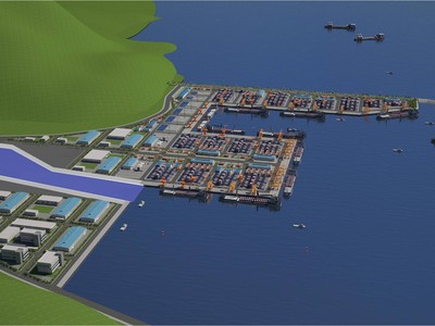 Phối cảnh Dự án Bến cảng Liên Chiểu, Đà Nẵng.