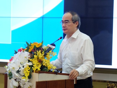 Ông Nguyễn Thiện Nhân, Bí thư thành ủy TP.HCM (Ảnh: Trung tâm báo chí).