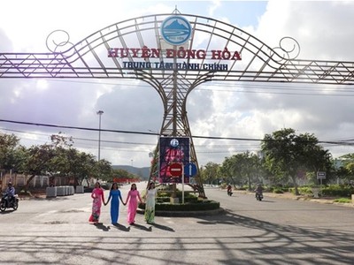 Huyện Đông Hòa chính thức trở thành thị xã của tỉnh Phú Yên.