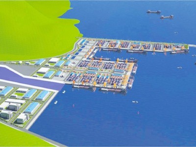 Phối cảnh dự án Cảng Liên Chiểu.