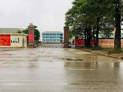 Trụ sở và nhà xưởng Công ty TNHH TS Vina đặt tại xã Định Liên, huyện Yên Định