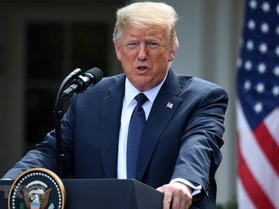 Tổng thống Mỹ Donald Trump. (Ảnh: AFP/TTXVN)